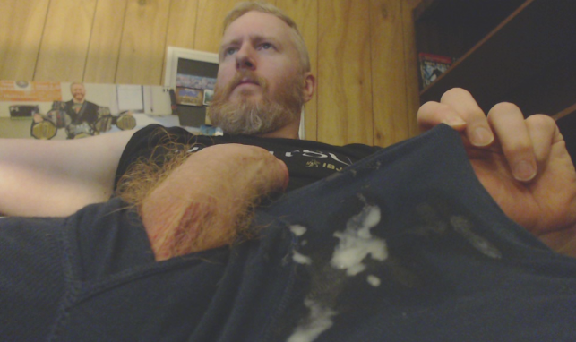 Just uploaded the weekly moon video to onlyfans.com/theredhead4fun and exploded on this pair of underwear.