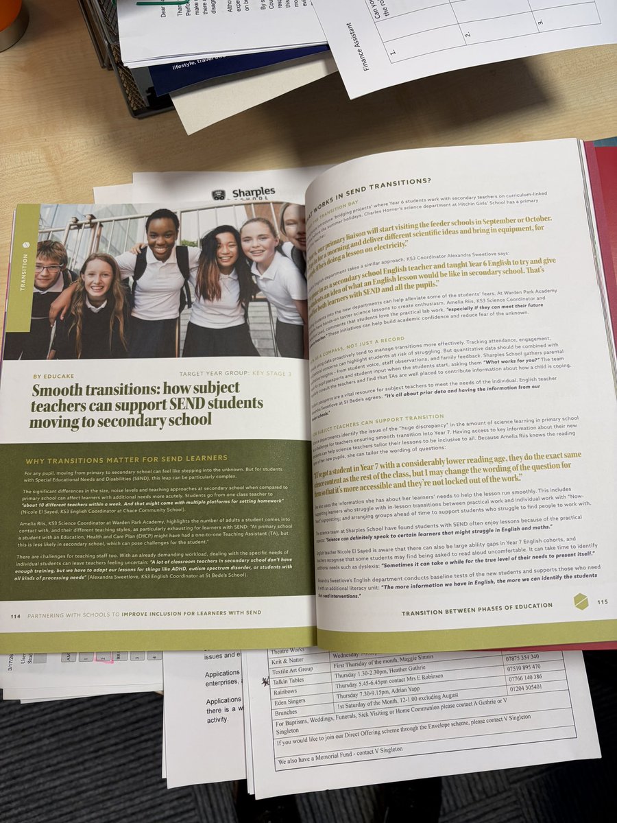 Sharples School tweet media