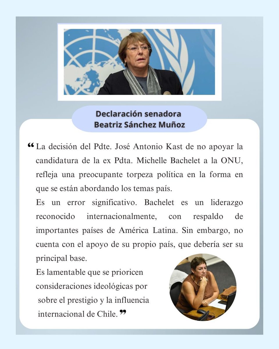 Beatriz Sánchez tweet media