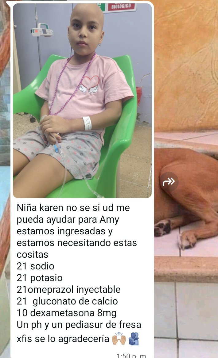 karenisabelM's tweet photo. Amy acaba de ingresar a quimioterapia. Le han pedido algunas medicina,la mamá no tiene como comprar.
Quién pueda ayudar les agradecería-Info:0986765985
RT🙏
 @bessygranjaOK
@krncita7 @la_abogada_ @Voycomopuedo @PaulyHaroR @aquilismo @Brescianilucho @PedritoExtranja @mauroandinoe https://t.co/iutNFjvQiq