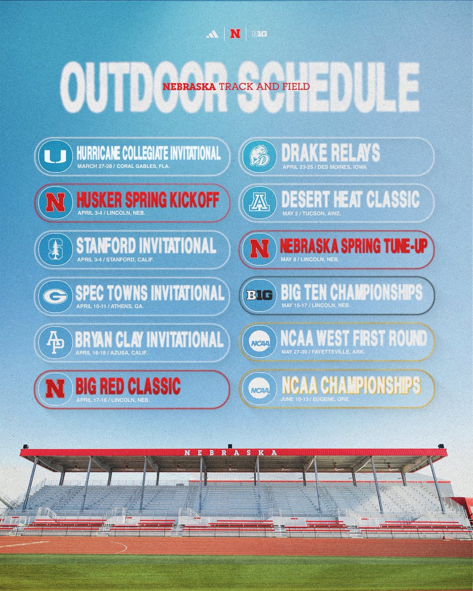 Nebraska Track & Field/Cross Country tweet media