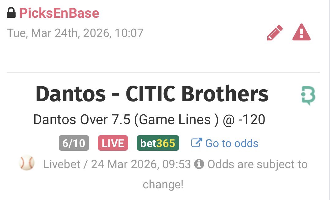 Picks En Base tweet media