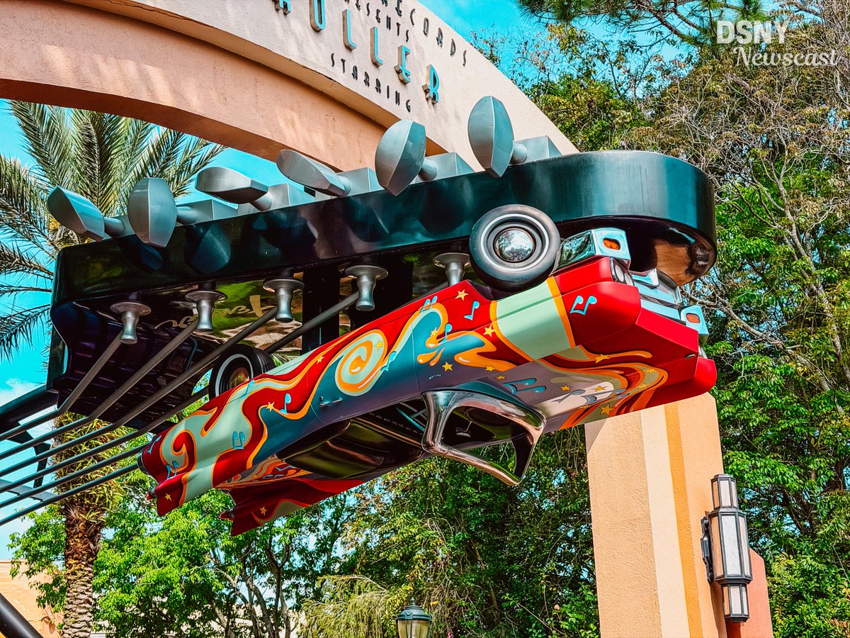 DSNYNewscast's tweet image. 🎶 Latest look at the ongoing "psychedelic" theming being added to the Rock'N'Roller Coaster entrance arch, in preparation for permanent Muppet takeover this summer! #Muppets #RockNRollercoaster