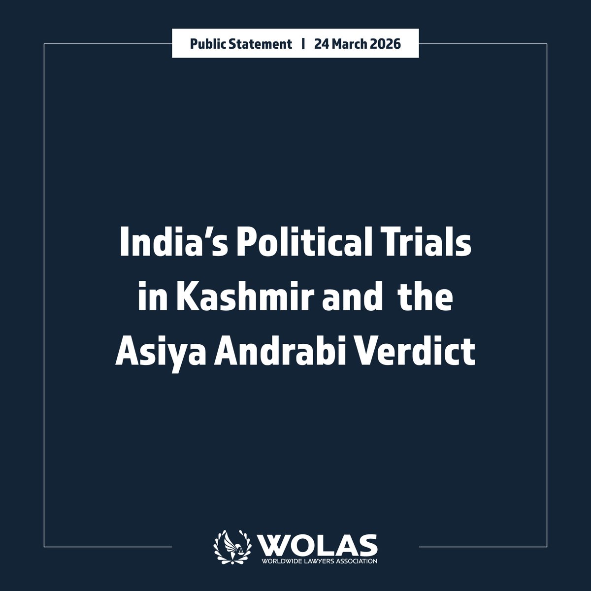 WOLAS - Yeryüzü Avukatları Derneği tweet media