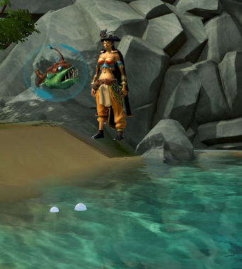 AgeOfRogues's tweet photo. @Jagex So, I was hanging around Havenhythe today and decided to check out the Giant Crayfish spots, when my character decided to walk on water.  'Tis the season? (relogged and the dock was where it was supposed to be) https://t.co/1qnIKlzdqH