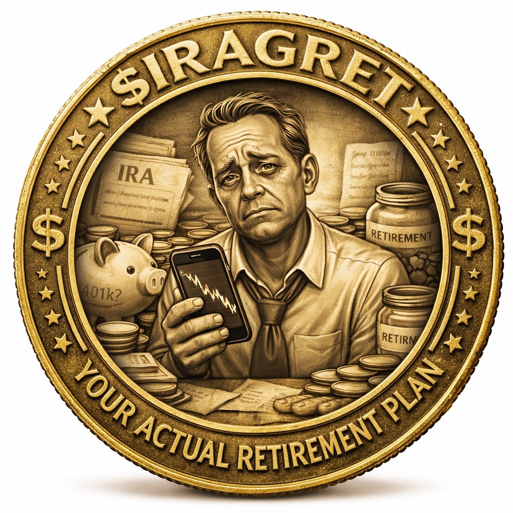 you did the “right” thing

opened an ira
 stayed patient
 trusted the “system”

and still felt behind

still watched others win

still wondered “what if”

that feeling doesn’t go away

$IRAGRET