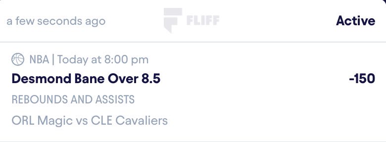 ADTG_0's tweet image. 3/24 NBA PROPS 

1 Prop I Like for Today’s action 👇 

Desmond Bane over 8.5 rbs/asts 

Write up below 
Mix with your favorite 
NBA Record : 165-149

#Fliff #Gambling𝕏 #NBA #NBAPROPS