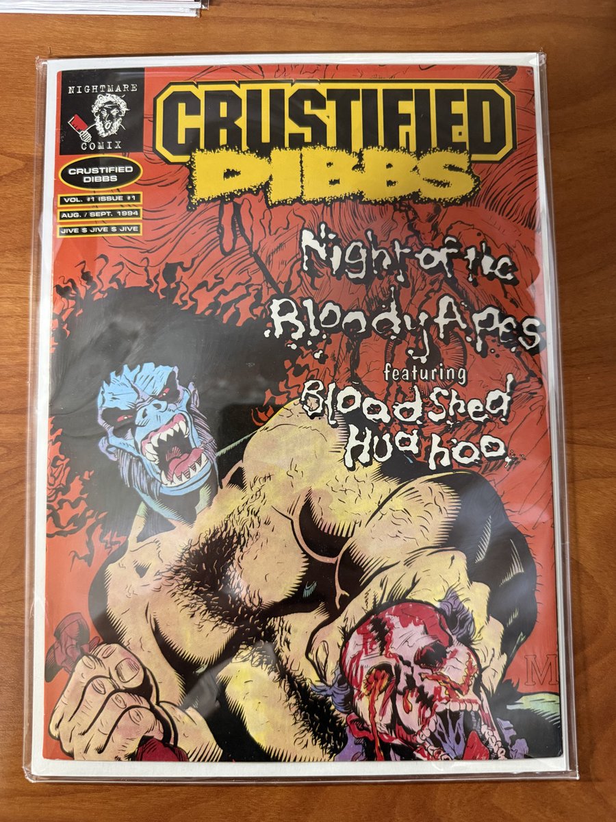 horizoncomics's tweet photo. @RAtheRuggedMan @StatikSelekt @dalocksmith R.A. The rugged man is a legend. I still have my crustified dibbs COMIC BOOK! https://t.co/BSVZgnybf0