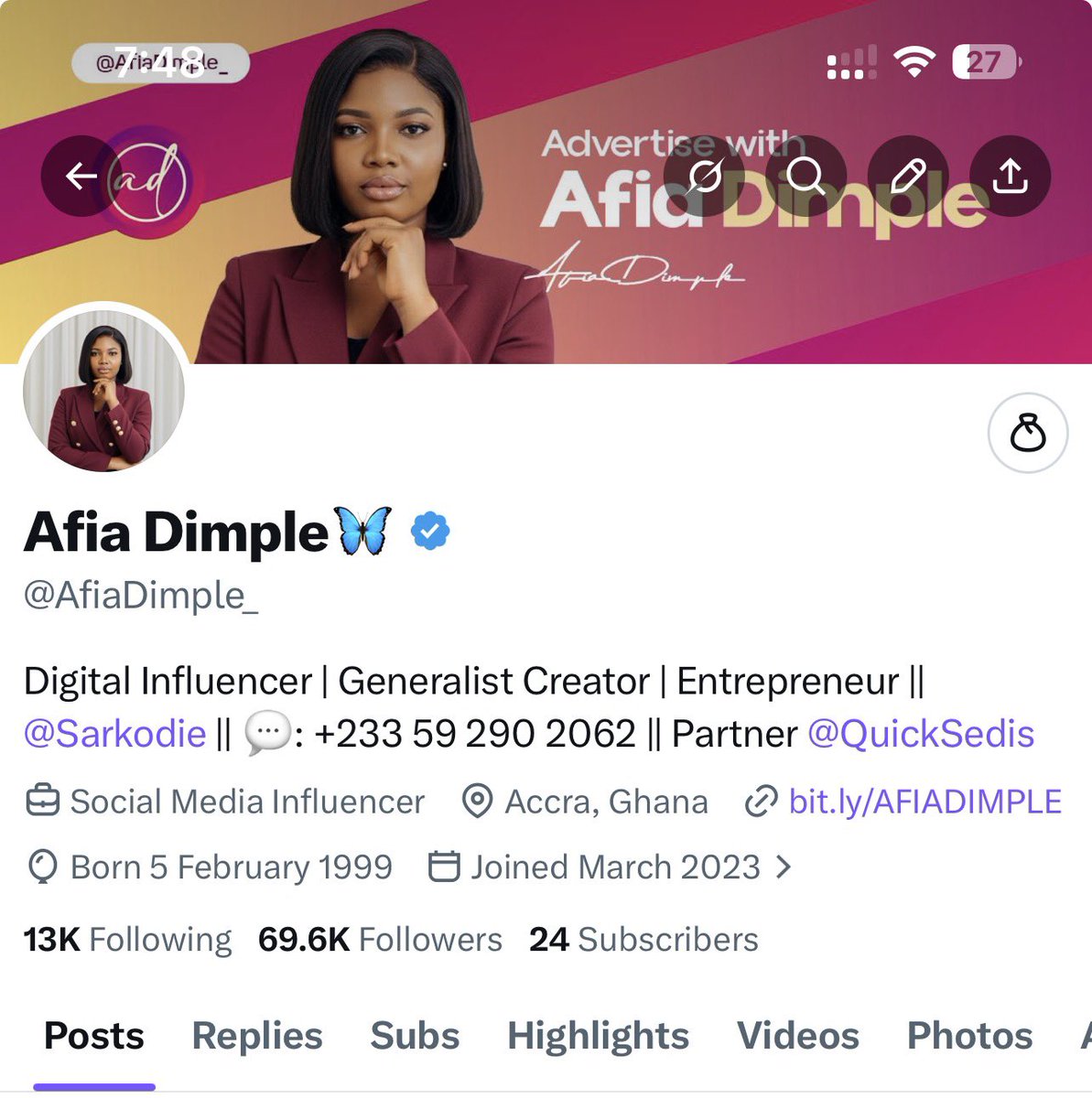 Afia Dimple🦋 tweet media