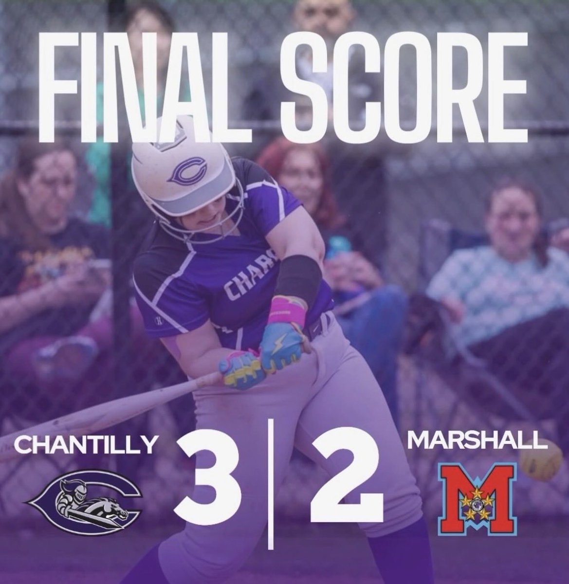 CHSChargersSB's tweet photo. Chargers take the win against Marshall for the season opener on 3/23!! Back on the field at home on 3/25 against McLean! @Chantilly_HS @CHS_Booster @MaxPreps @victoria_tizol @bellaeig https://t.co/78RDC9Ny8R