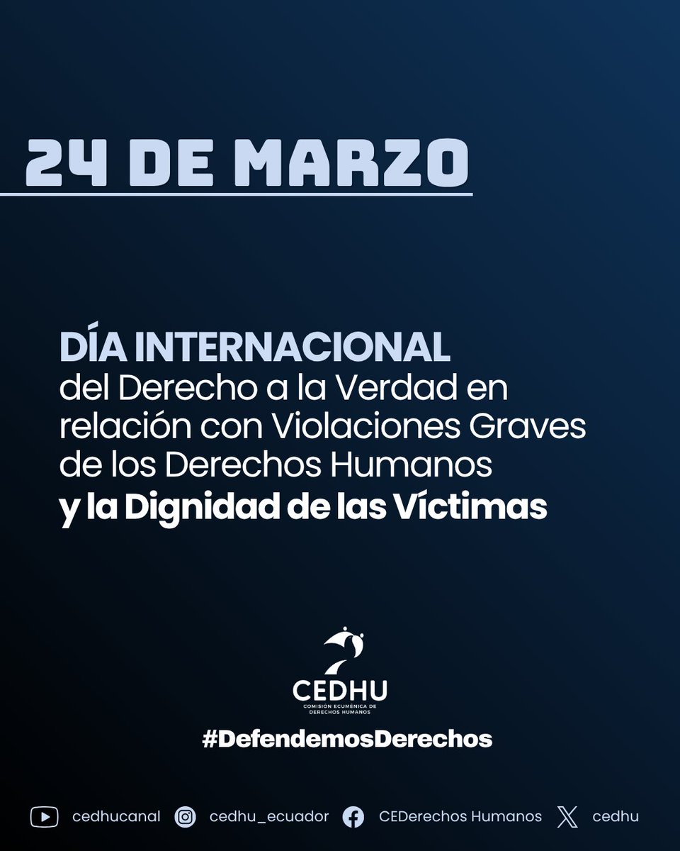 Comisión Ecuménica de Derechos Humanos tweet media