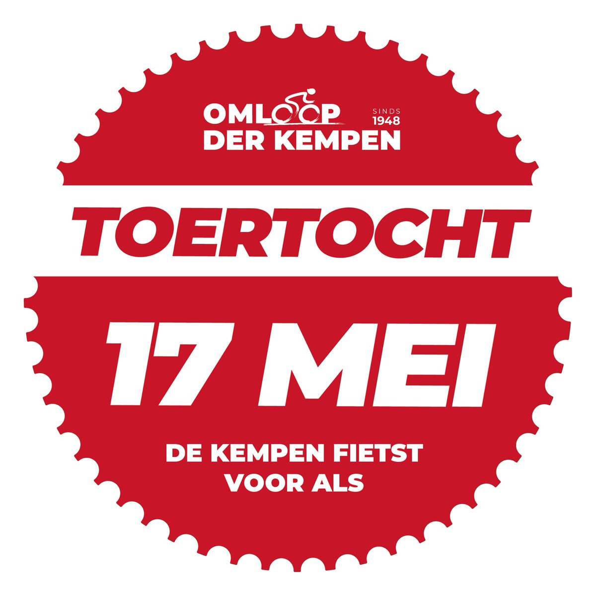 ALS_WATB's tweet photo. “Als het licht uit gaat” organiseert op 17 mei 2026 in samenwerking met de Omloop der Kempen de toertocht “De Kempen fietst voor ALS”. Schrijf je in met deze link https://t.co/EOZaxs5PeT #alshetlichtuitgaat @omloopderkempen @svunitas59 @umcutrechtwkzfoundation https://t.co/l5lwDSnuIk