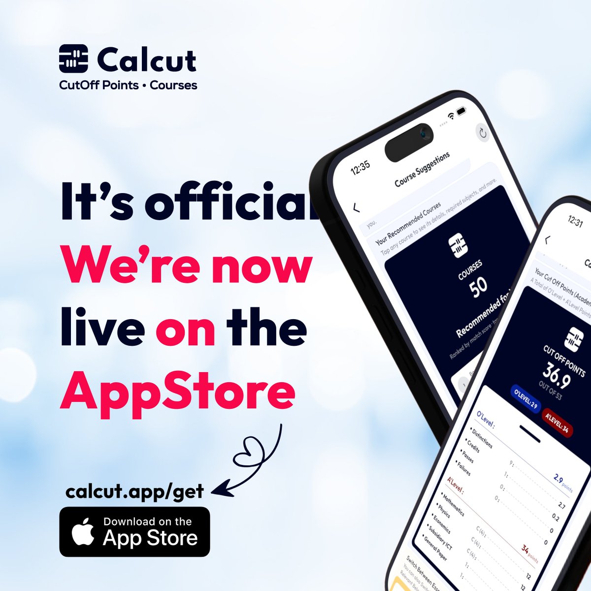 the_calcut's tweet photo. You asked. We delivered. 🎊🎊

Calcut is now live on the Apple App Store. https://t.co/rwmWsHAFSs