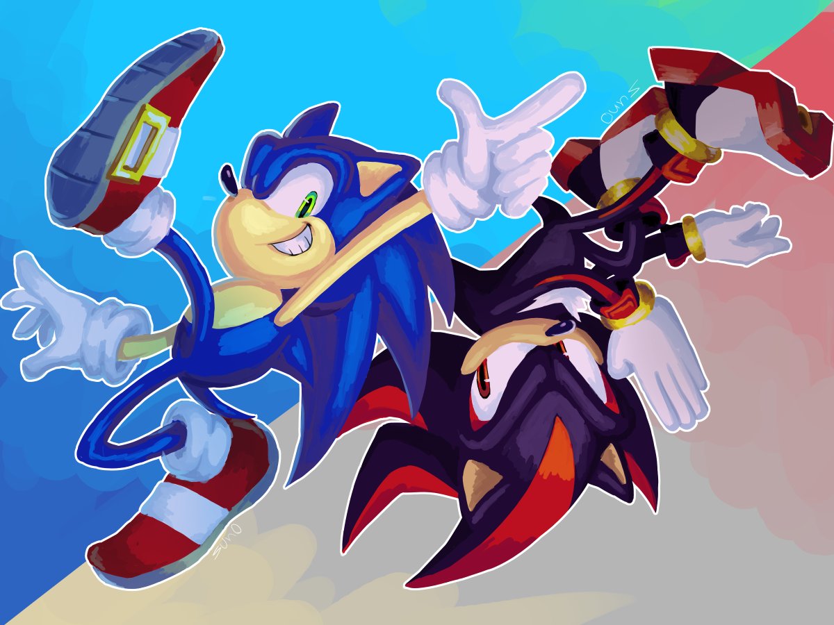 SUN_Hts's tweet photo. Redraw <3🖤💙 https://t.co/dl2YVyLIqe