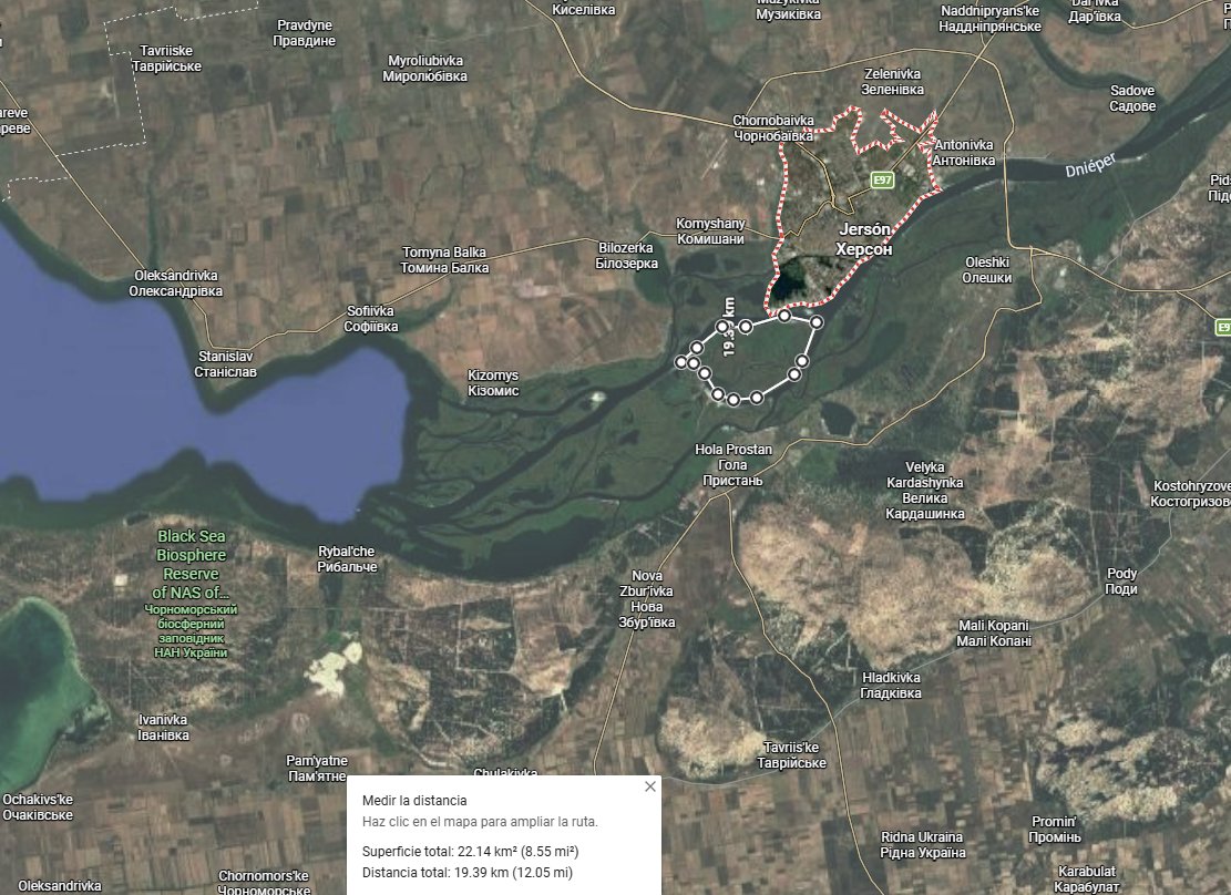 Ukraine has completed the liberation of Veliky Vilkhovy Island, near Kherson 🇺🇦
Russians were forced to retreat due to the Ukrainian siege and abandon approximately 22 square kilometers of territory occupied since 2022.

Respect to you, warriors 🇺🇦🫡
