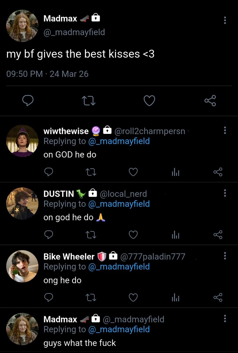 Lucas Sinclair shady facts ❤️ #1 KIKI GLAZER tweet media