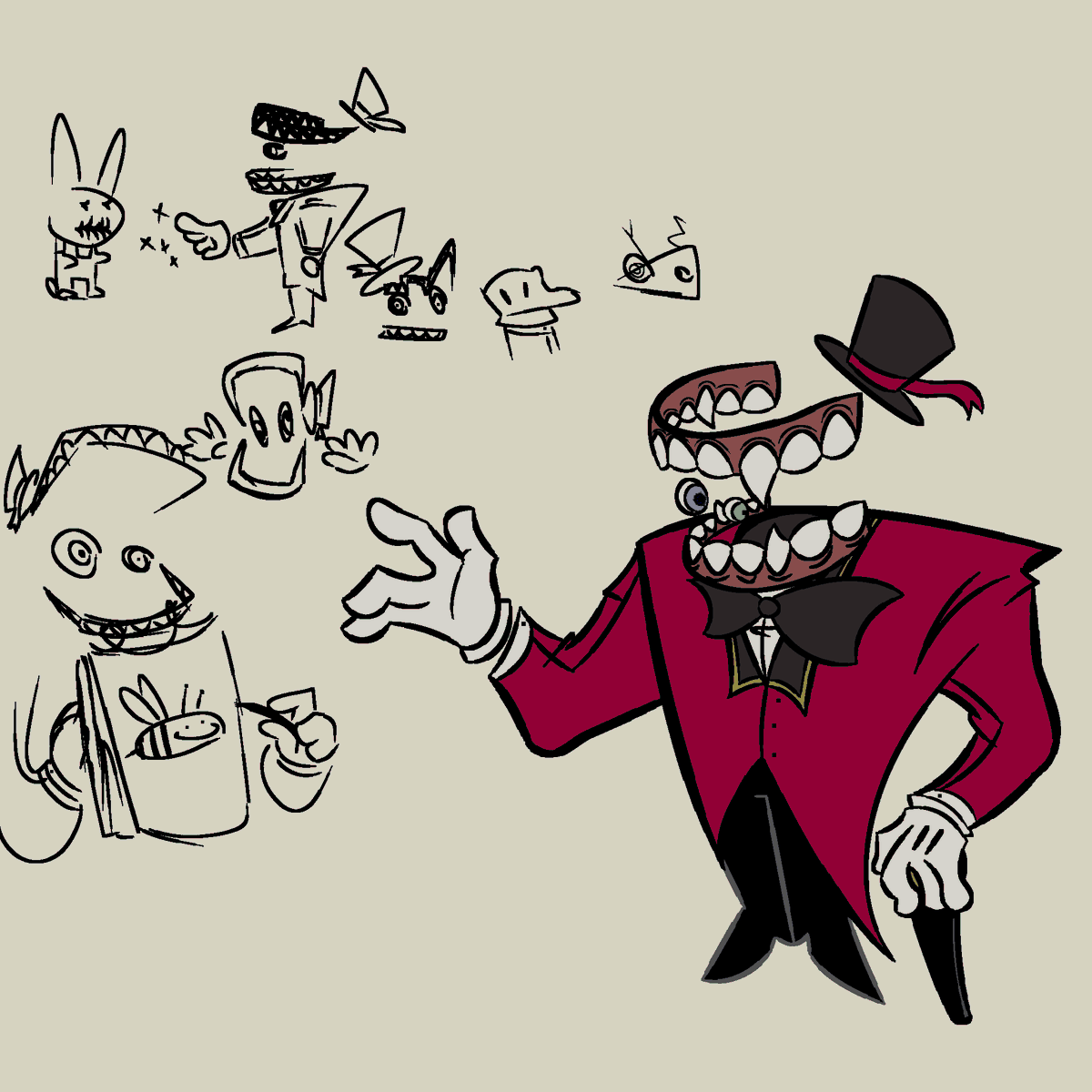 Thehatguyisreal's tweet photo. teeth :) #TADC #TheAmazingDigitalCircus https://t.co/jNhZjGRjo5