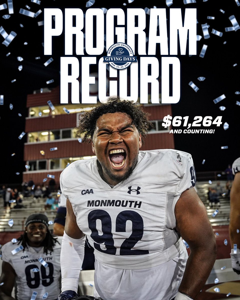 Monmouth Football tweet media