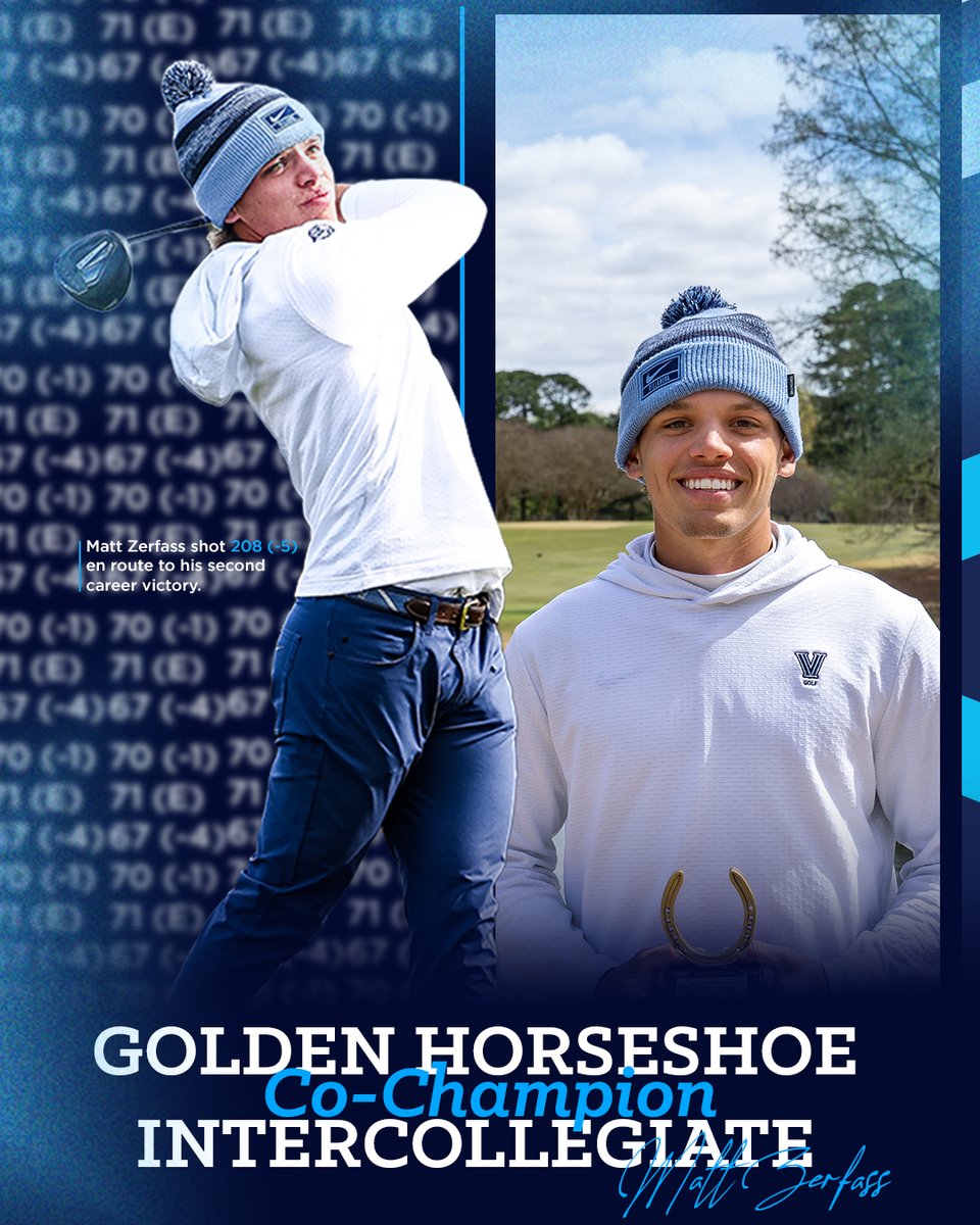 Villanova Golf tweet media