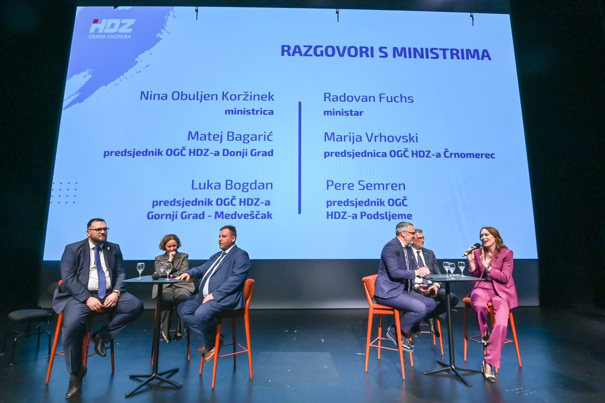 Sjajna atmosfera na 36. obljetnici osnutka organizacija <a href="/HDZ_HR/">HDZ</a> gradskih četvrti Črnomerec, Donji Grad, Gornji Grad-Medveščak i Podsljeme!

Drago mi je da se danas nalazimo u ovoj predivnoj dvorani u HNK2, koji smo otvorili prije nešto više od četiri mjeseca. Projekt vrijedan 45
