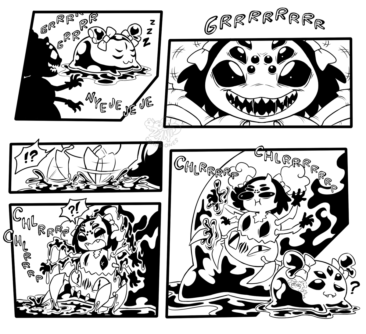 AsGoRoRoMeT's tweet photo. Esp: Y así la temible cosa ataco a sus similares para poder así asimilar y absorber sus poderes
Eng: And so the fearsome thing attacked its kind in order to assimilate and absorb their powers
Artista: @AlanitaPerez
#muffet #undertale_au #Help_tale https://t.co/GTQlYL6XXp