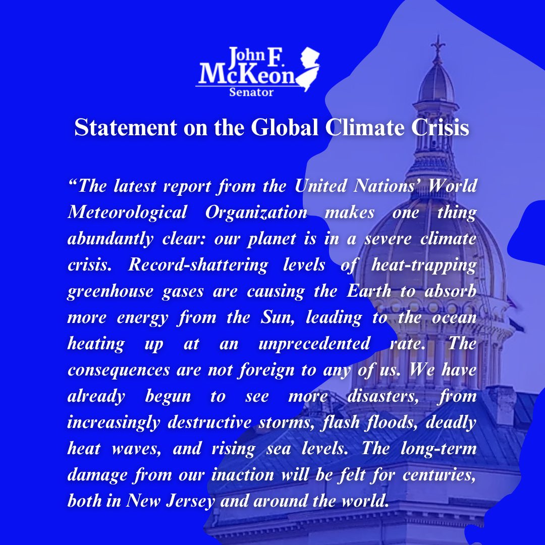 JohnFMcKeon's tweet photo. A new United Nations report shows that the Earth’s climate is more out of balance than at any time in human history. Yet, at the same time, the Trump Administration chose to spend $1 billion canceling offshore wind leases and doubling down on fossil fuel projects. https://t.co/BjMNvRv19h