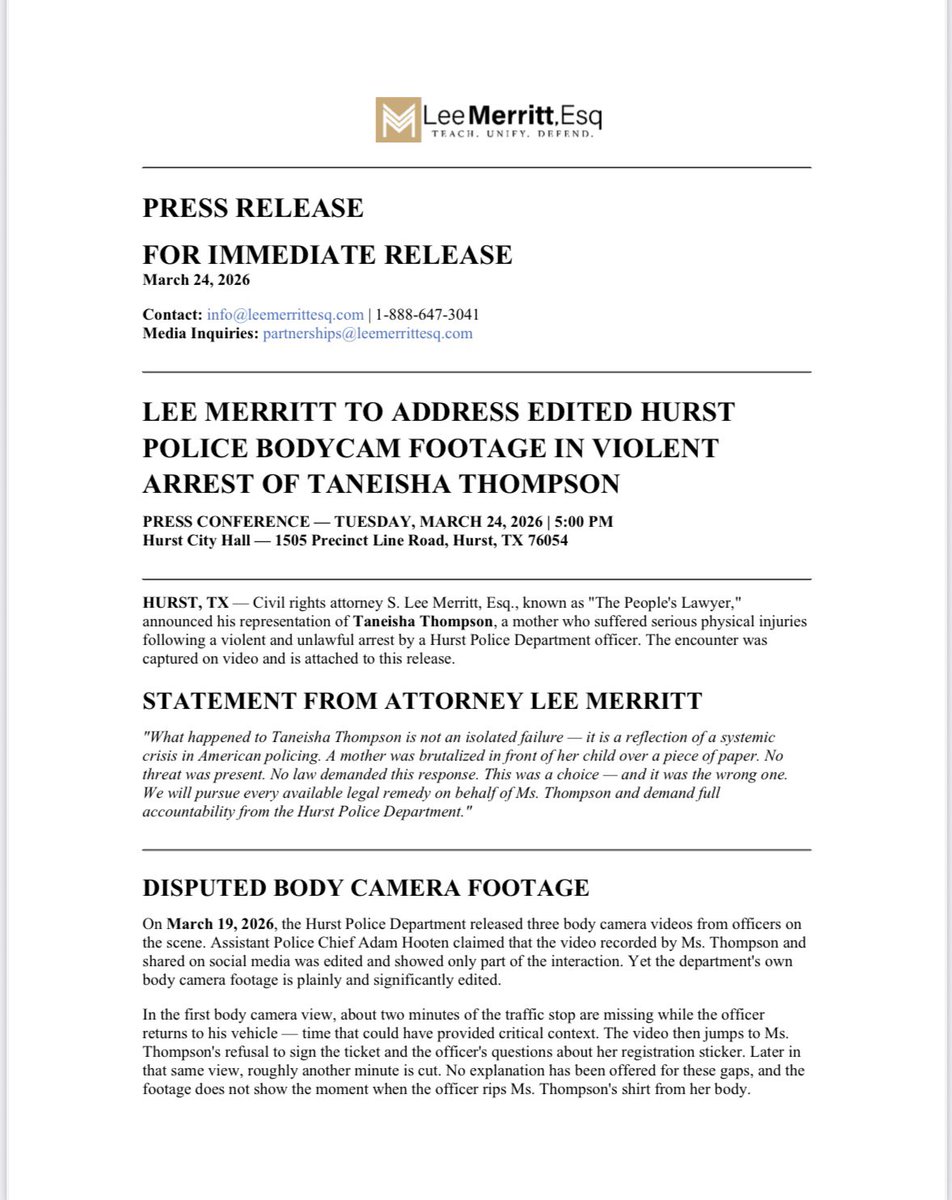 Lee Merritt tweet media