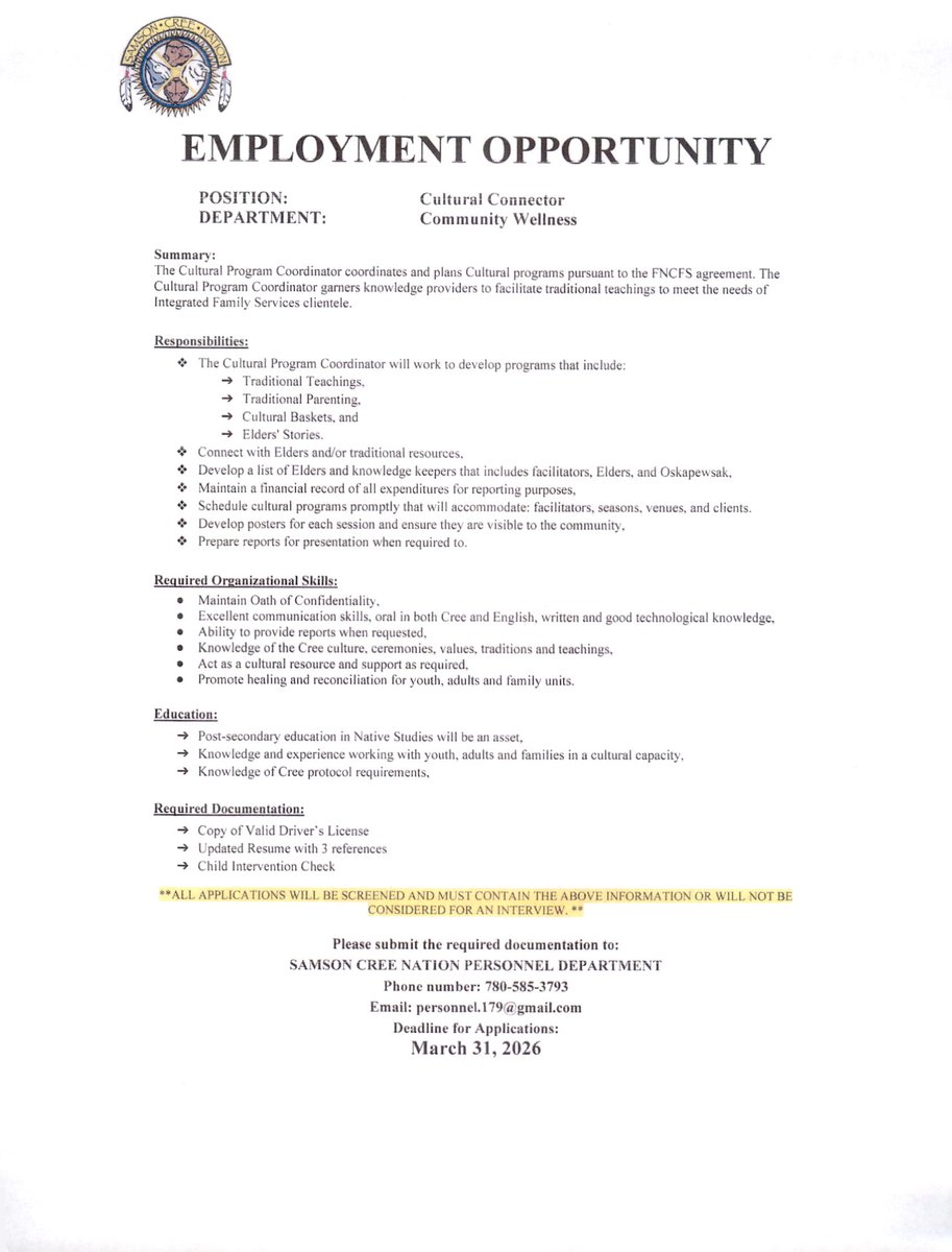 Samson Cree Nation tweet media