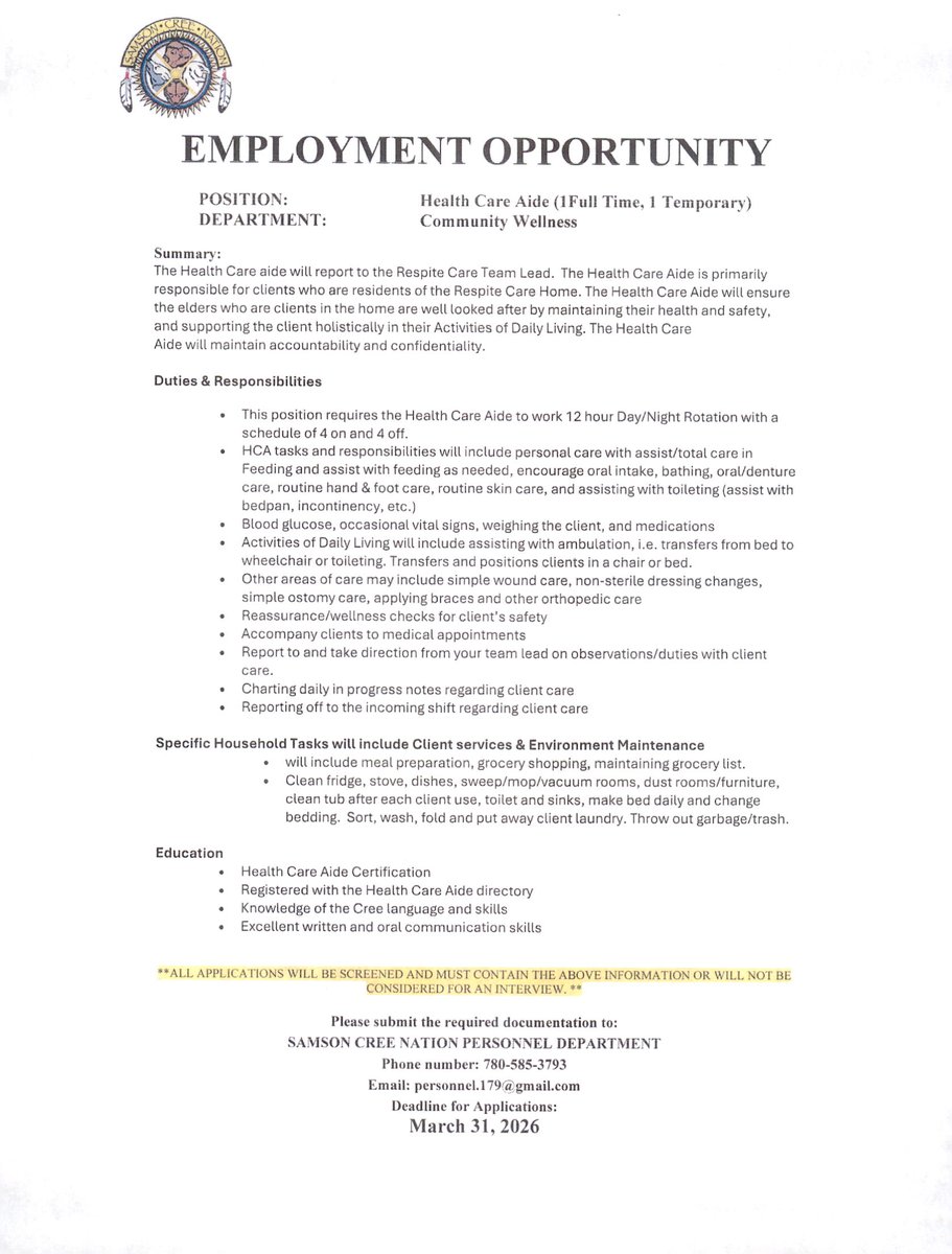 Samson Cree Nation tweet media