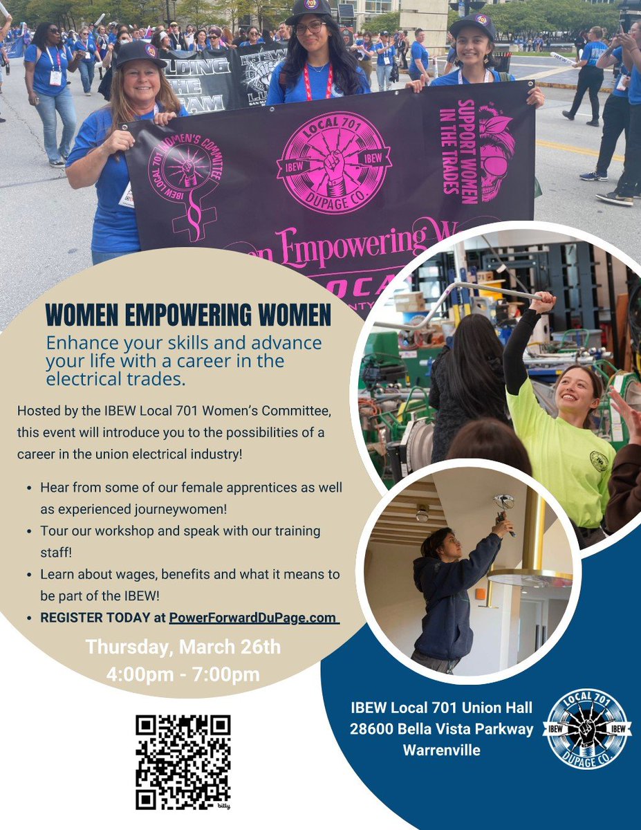 IBEW 701's Women's Committee is hosting an open house for women ...