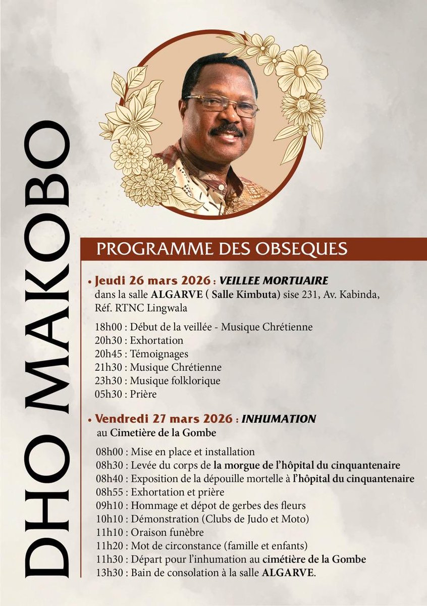 jcvuemba's tweet photo. ADIEU FRANGIN DOMINIQUE MAKOBO DHO https://t.co/JeBZ9bqn9G