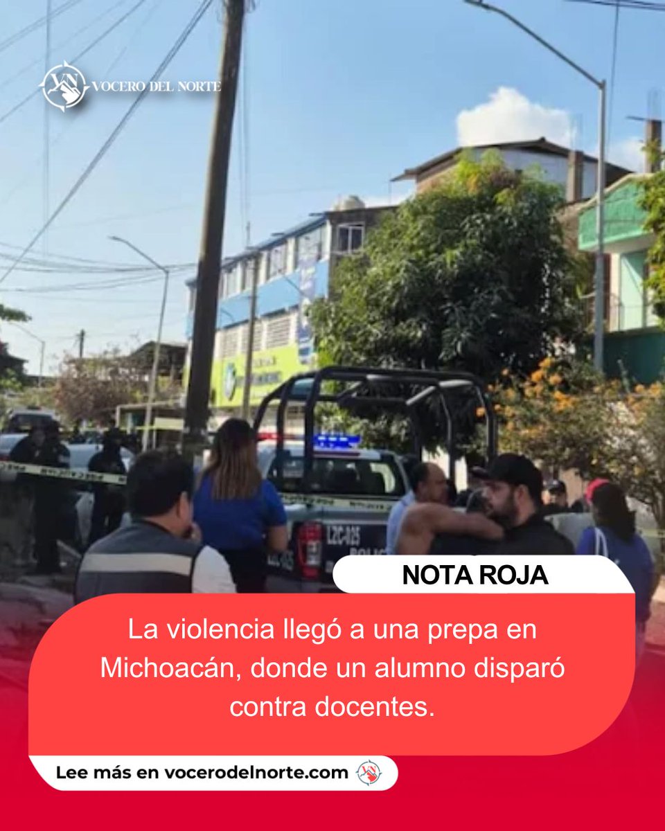 vocerodelnorte's tweet image. 💢📢 l Una #escuela en #Michoacán 🏫 debería ser un #lugar #seguro… pero fue todo lo #contrario 😳 ¿Dónde está fallando todo?...