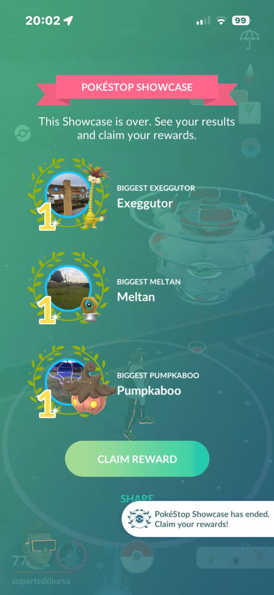 superteddiursa's tweet photo. Number 1! ๐โญ๏ธ๐ #pokemongoshowcase #pokemongo https://t.co/uBf9C2Xtkm