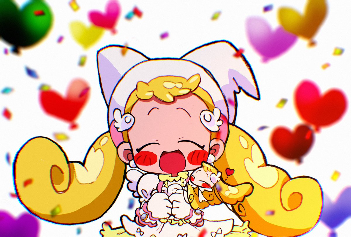 ハナちゃんお誕生日おめでとう〜！！！！！！🥳🥳🥳✨
生まれてきてくれてありがとう！！！🌼

#巻機山花誕生祭2026
#巻機山花生誕祭2026
#ハナちゃん生誕祭2026
#おジャ魔女どれみ