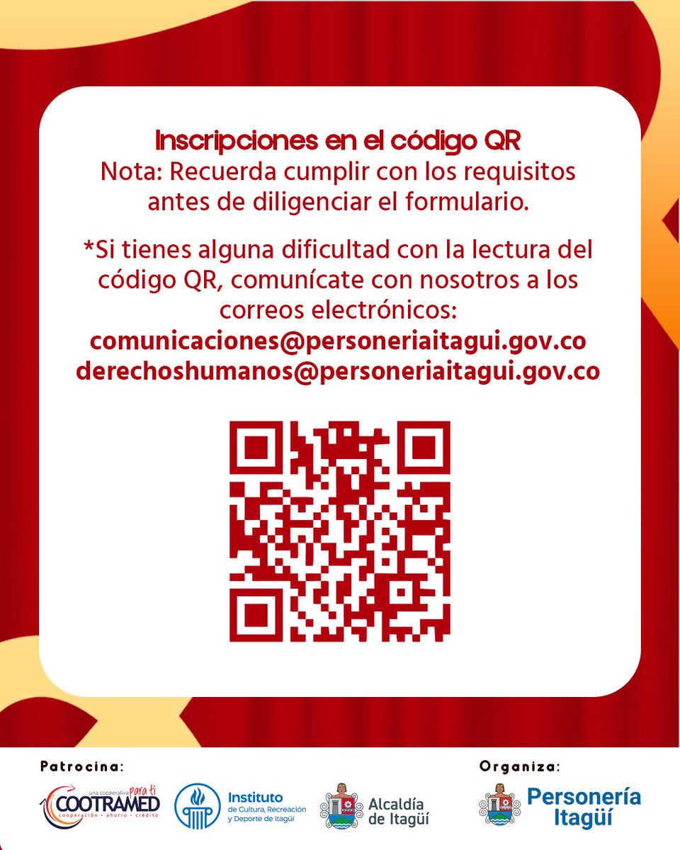 Llega el 28° Concurso de Oratoria. Un espacio donde tus ideas cobran vida y tu voz puede inspirar y transformar.

📌 Categorías por edades
🏆 Premios
🗓️ Inscripciones abiertas

Atrévete a participar.
📲 Amplía la info en las imágenes.