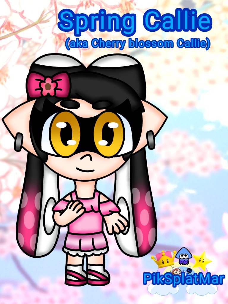 Cherry blossom Callie 💖🌸✨🦑

❤️/♻️ are free(not forcing)
#Splatoon #Splatoon2 #Splatoon3 #SFW #Nintendo #Fanart #Callie #Cute
#CherryBlossom #Spring #SquidSisters