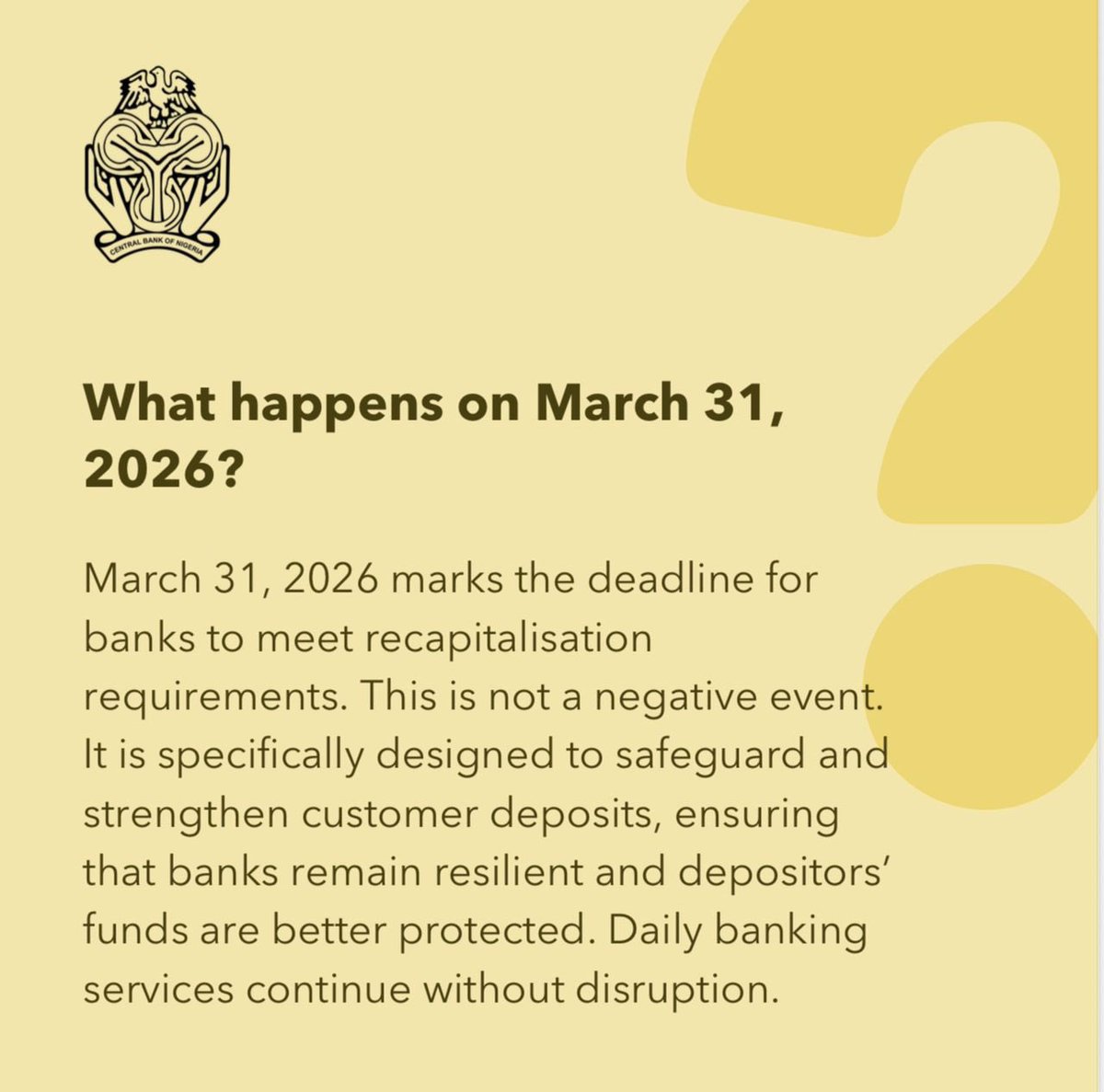 Central Bank of Nigeria tweet media