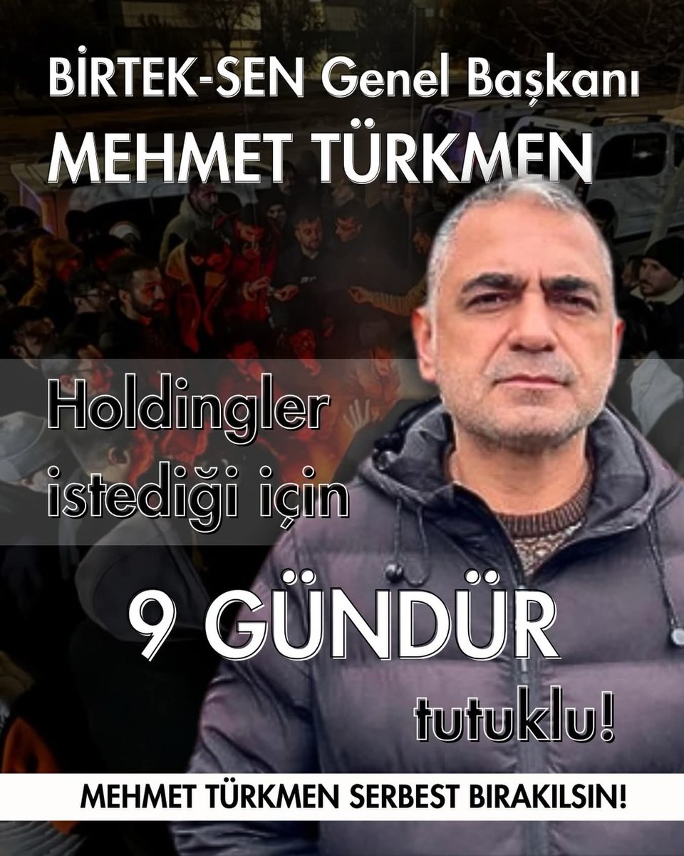 AcrNesli's tweet photo. Mehmet Türkmen neden tutuklu @adalet_bakanlik ? 

#MehmetTürkmenSerbestBırakılsın https://t.co/9reFfGGpHN