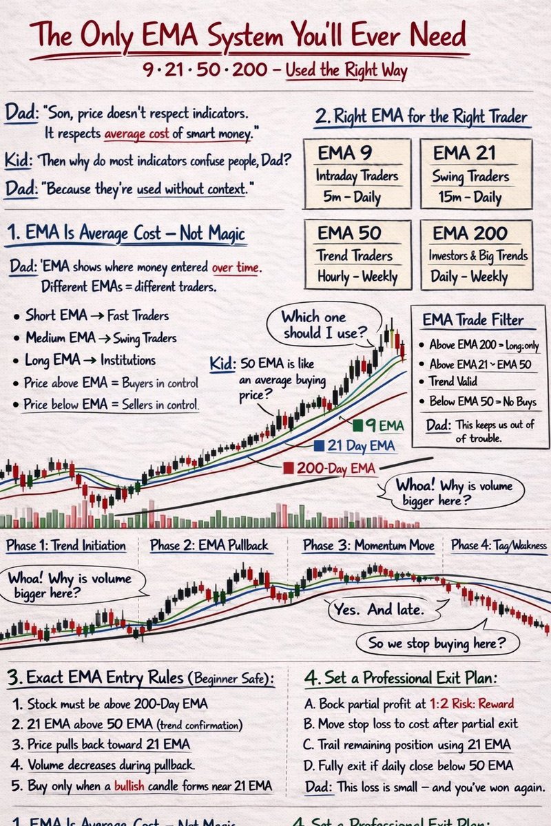 RebellioMarket's tweet photo. Stop wasting time with dozens of indicators.
There’s one EMA system that actually moves the needle. https://t.co/ixbhfkBcJ6