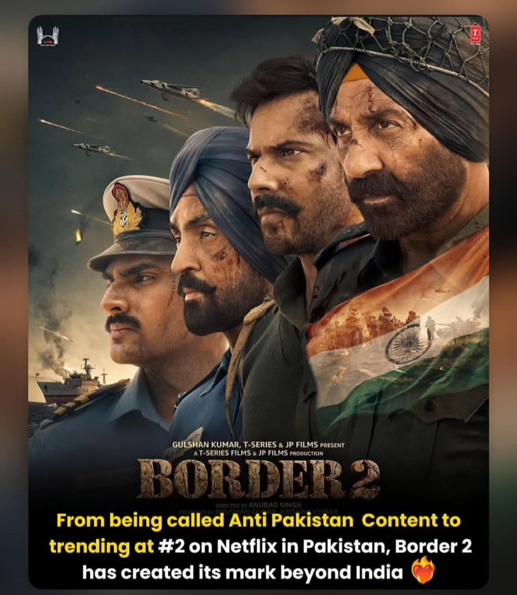 Khush31677Hp's tweet photo. #SunnyDeol #Borde2 #Border2OnNetflix @iamsunnydeol @NetflixIndia 🙏🇮🇳✡️🕉️🚩🚩🙏 https://t.co/GHLJX3w0Qz