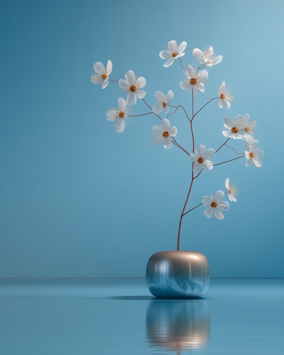 Runtelart's tweet photo. QT with your Spring Flowers
TFTT @jimmj1010
#AIArt #DigitalArt #AIArtCommunity #MinimalArt #FloralArt #StillLife #BlueAesthetic #ElegantSimplicity https://t.co/FWHNGCDhZS