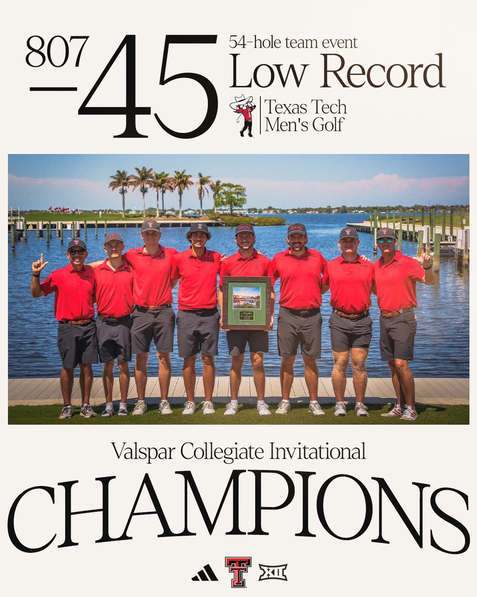 Texas Tech Men’s Golf tweet media