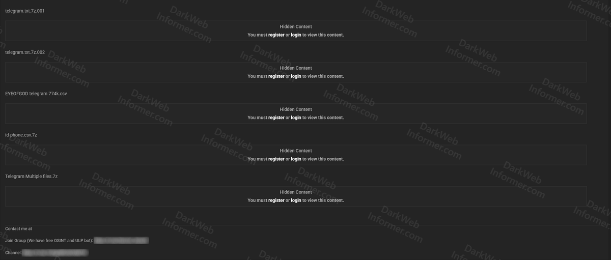 Dark Web Informer tweet media