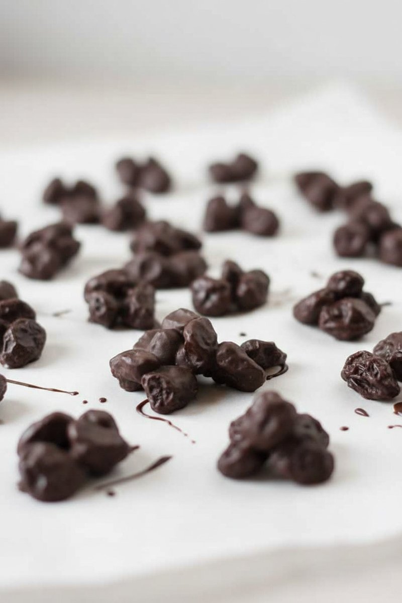 TheNibble's tweet image. It's National Chocolate-Covered Raisins Day. You can make a gourmet version of @NestleRaisinets with this #recipe: t.ly/FgoA3. #Snack