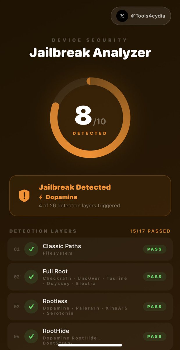 ‏Tools➍Cydia tweet media