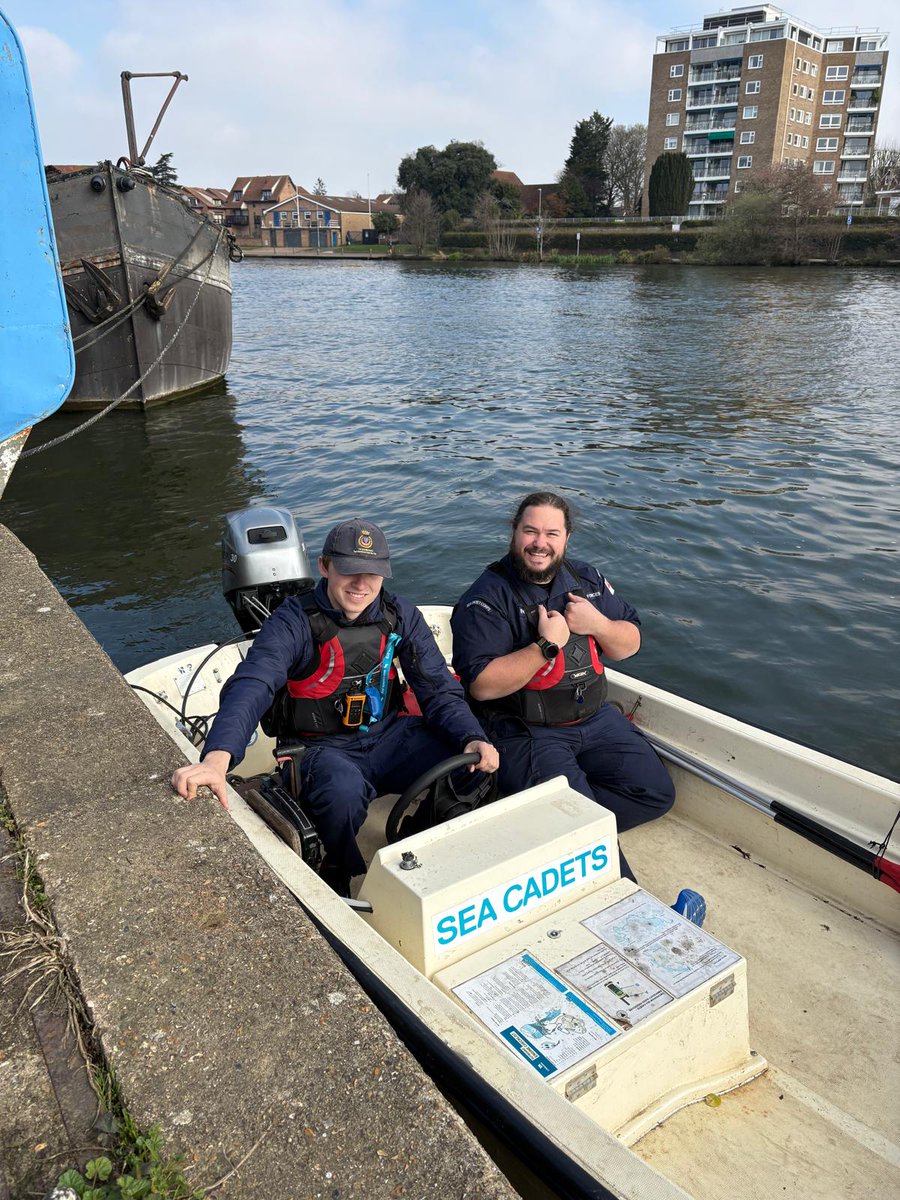 Over the weekend of the 21 - 22 March we were able to accommodate Torpoint Sea Cadets who had travelled all the way up from HMS Raleigh to attend the Mountbatten Festival of Music, I am assured they had a great time.
On Sunday we were out on the water again 
CO
