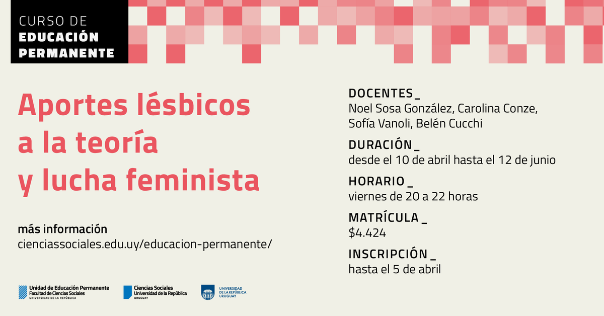Facultad de Ciencias Sociales tweet media