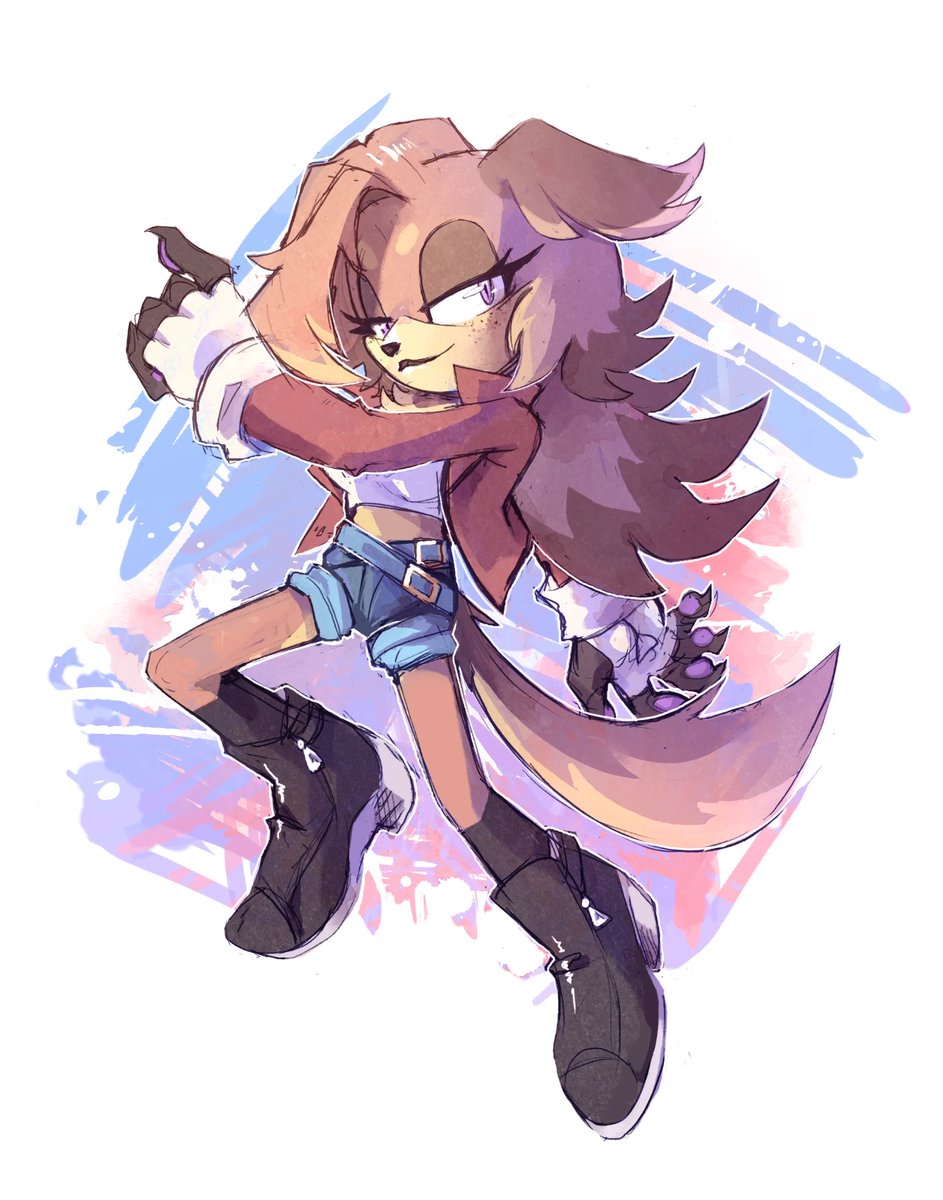 #vgen Commission for imthat1fellow of their character Sonic OC , Jackie
—————————————-
Vgen link in Bio