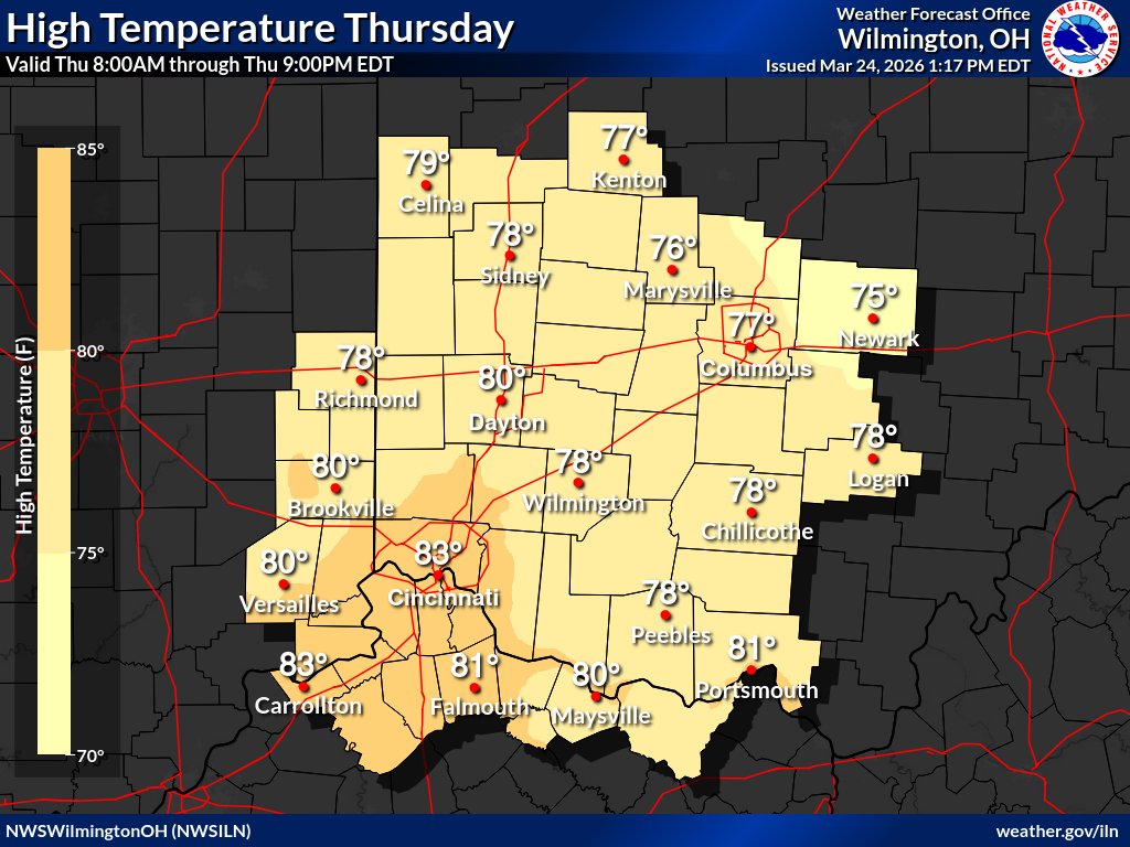 NWS Wilmington OH tweet media
