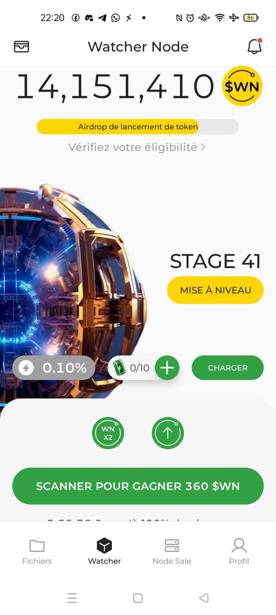 Bonjour ! Je veux vous inviter à cette application crypto que j’utilise. Si vous vous inscrivez avec mon code, vous recevrez 1 000 $WN et j’obtiendrai également un bonus.

DeNet Storage &amp; Watcher Node est gratuit

Rejoignez avec mon lien : links.denet.app/mobile?referre…